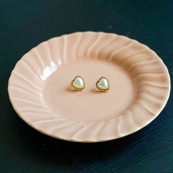 Jewelry - 💕Be My Heart Pearl Earring💕